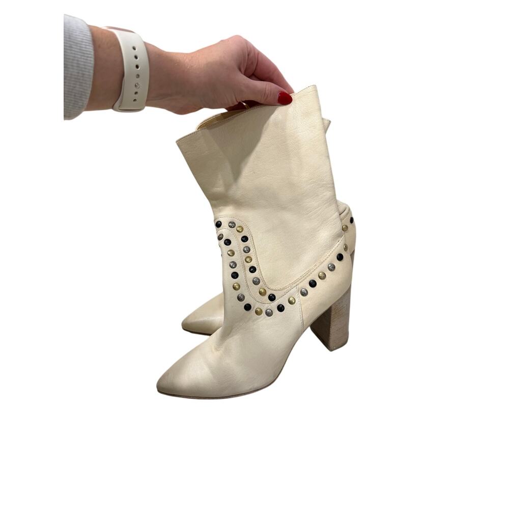 Free People Studded Dakota Heeled Boots - Picture 2 of 5